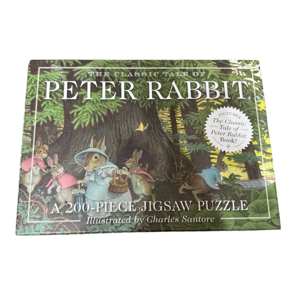 🐰 The Classic Tale of Peter Rabbit – 200-Piece Jigsaw Puzzle & Book Set